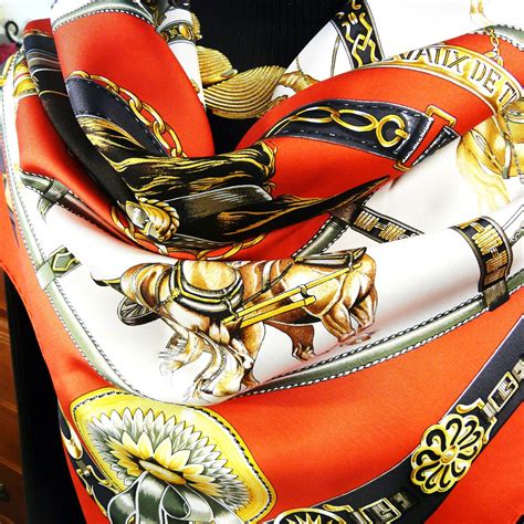 hermes scarf ferroniers|authentic Hermes scarf.